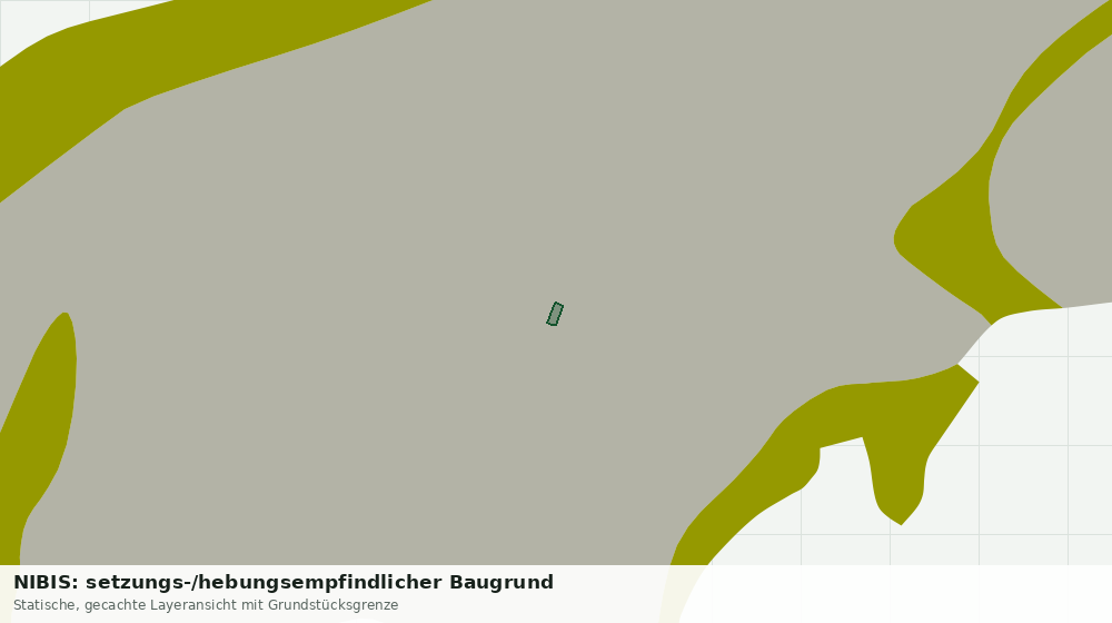 Statische Kartenansicht: NIBIS: setzungs-/hebungsempfindlicher Baugrund