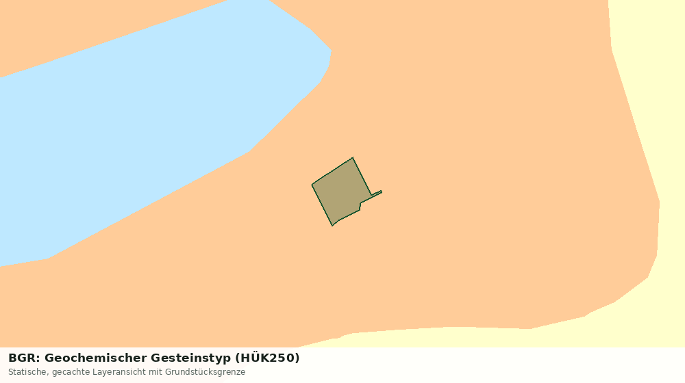 Statische Kartenansicht: BGR: Geochemischer Gesteinstyp (HÜK250)