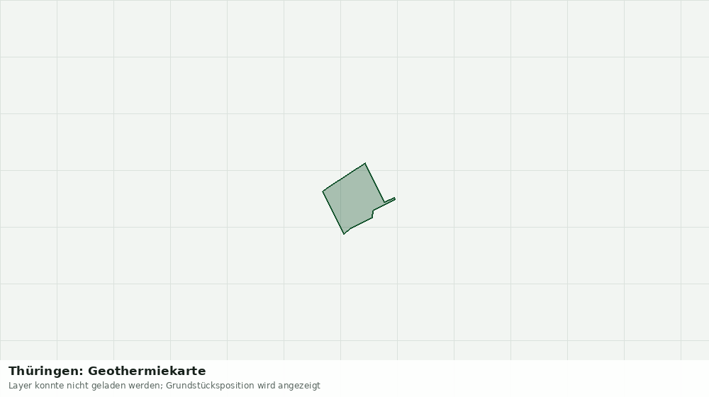 Statische Kartenansicht: Thüringen: Geothermiekarte