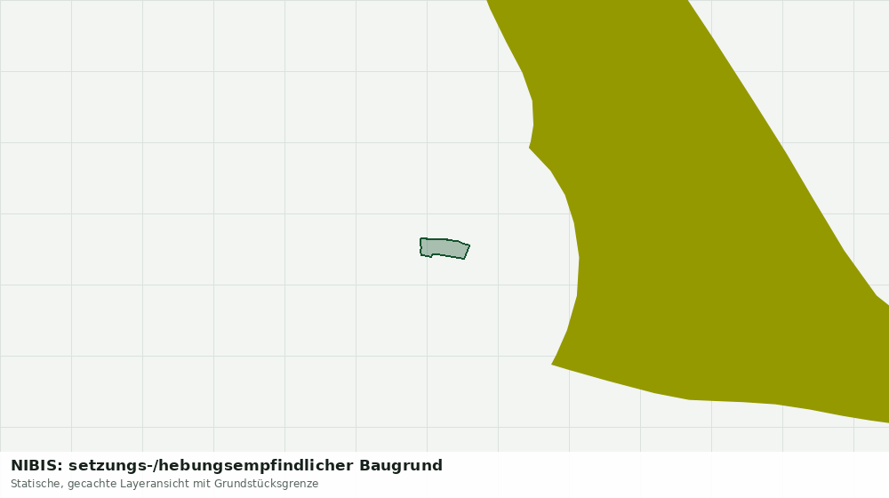 Statische Kartenansicht: NIBIS: setzungs-/hebungsempfindlicher Baugrund