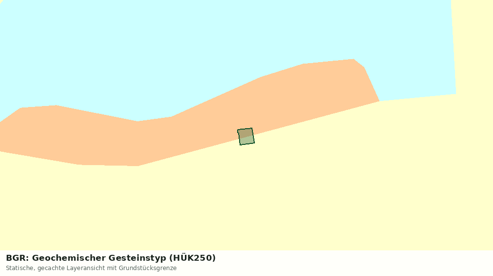 Statische Kartenansicht: BGR: Geochemischer Gesteinstyp (HÜK250)