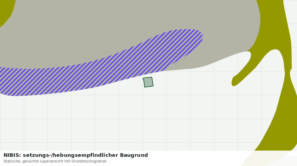 Statische Kartenansicht: NIBIS: setzungs-/hebungsempfindlicher Baugrund