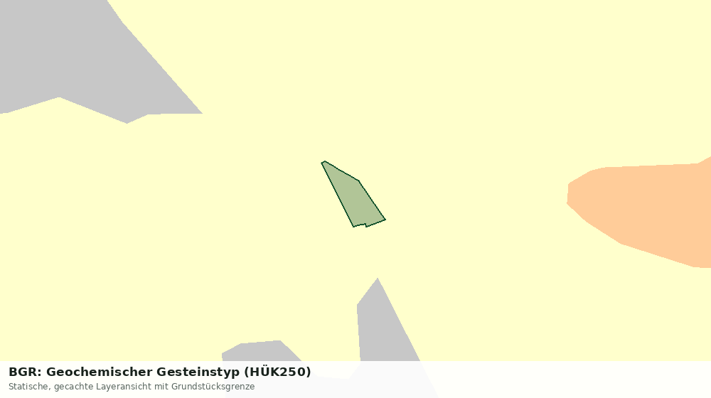 Statische Kartenansicht: BGR: Geochemischer Gesteinstyp (HÜK250)