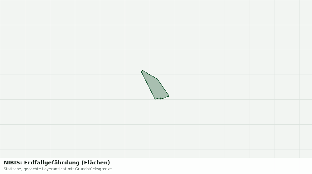 Statische Kartenansicht: NIBIS: Erdfallgefährdung (Flächen)