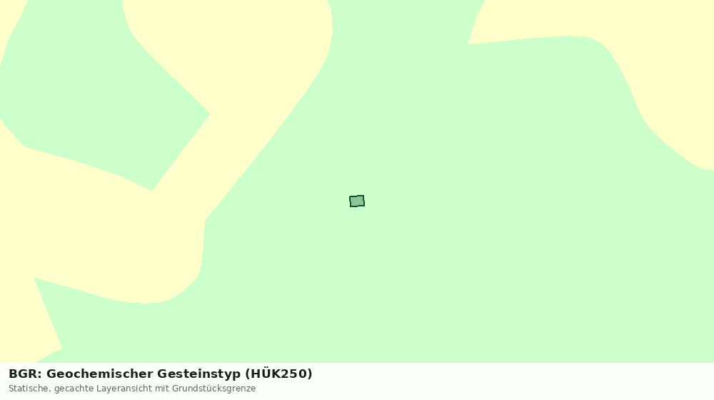 Statische Kartenansicht: BGR: Geochemischer Gesteinstyp (HÜK250)