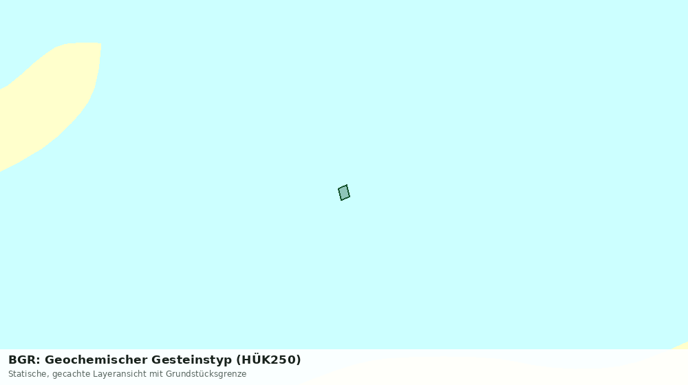 Statische Kartenansicht: BGR: Geochemischer Gesteinstyp (HÜK250)