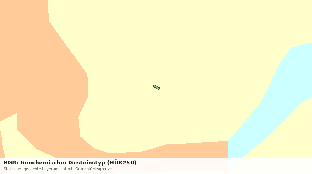 Statische Kartenansicht: BGR: Geochemischer Gesteinstyp (HÜK250)