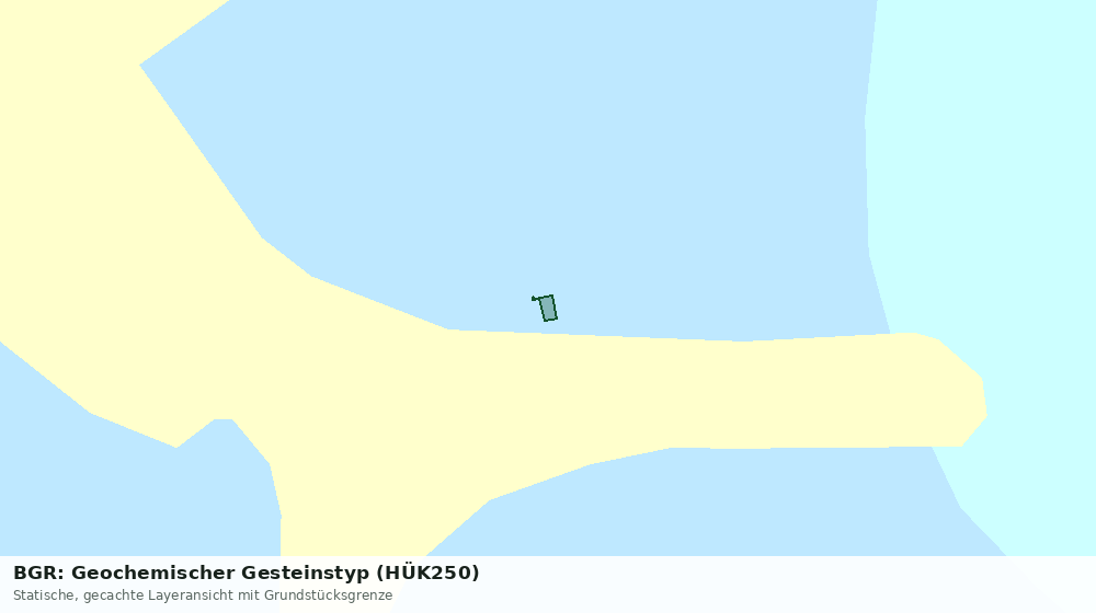 Statische Kartenansicht: BGR: Geochemischer Gesteinstyp (HÜK250)