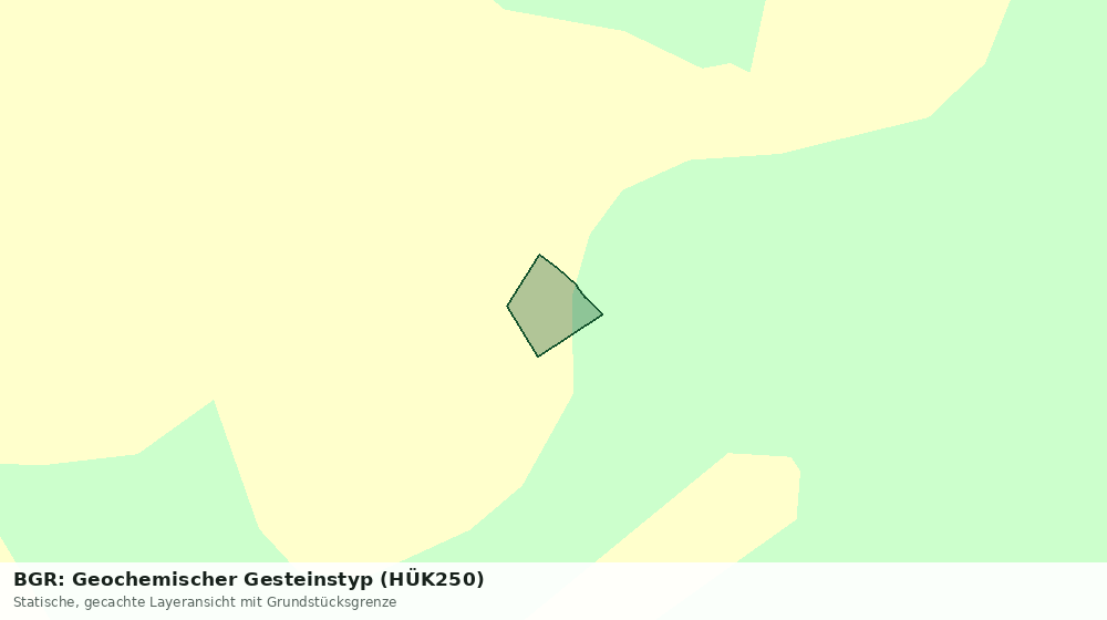 Statische Kartenansicht: BGR: Geochemischer Gesteinstyp (HÜK250)