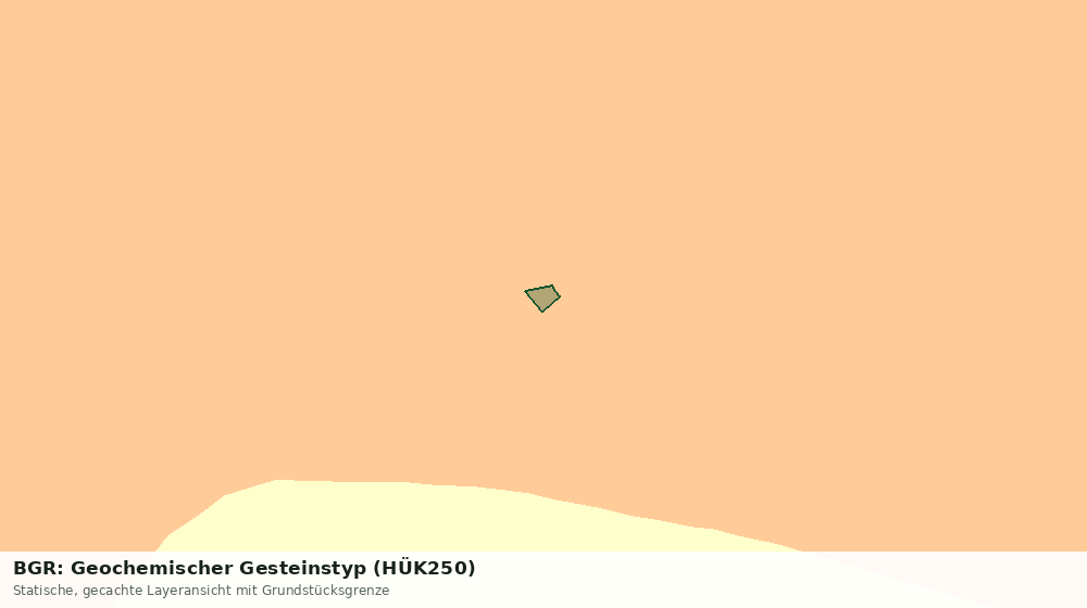 Statische Kartenansicht: BGR: Geochemischer Gesteinstyp (HÜK250)