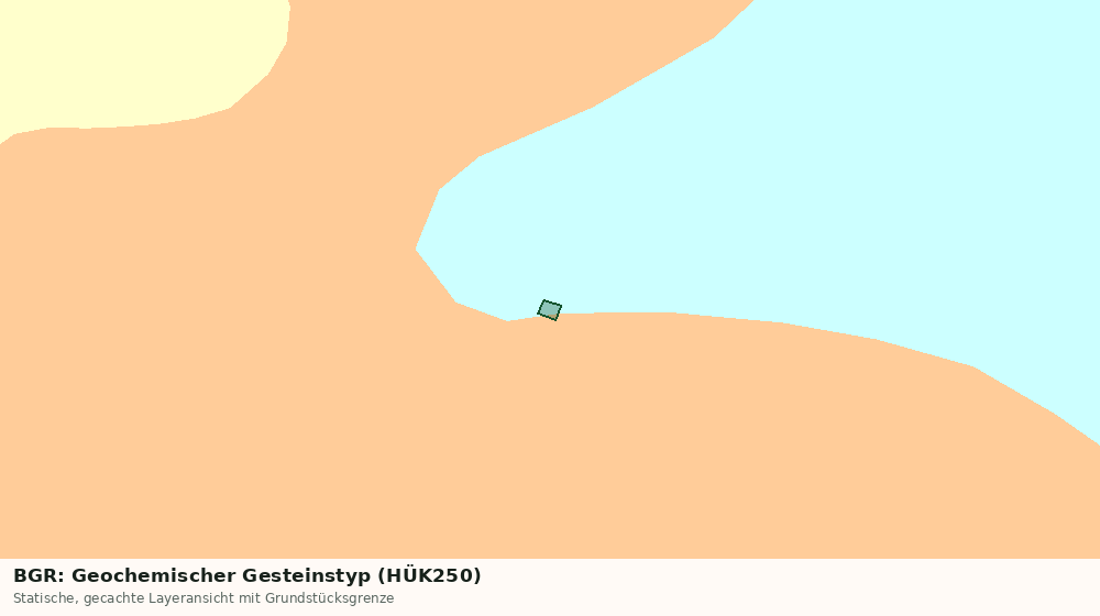 Statische Kartenansicht: BGR: Geochemischer Gesteinstyp (HÜK250)