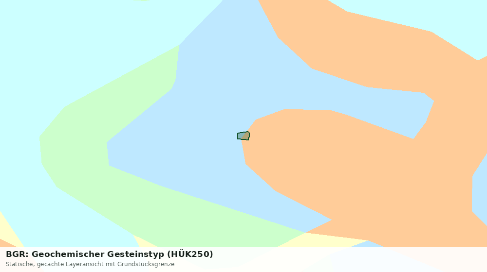 Statische Kartenansicht: BGR: Geochemischer Gesteinstyp (HÜK250)
