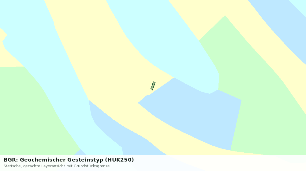 Statische Kartenansicht: BGR: Geochemischer Gesteinstyp (HÜK250)