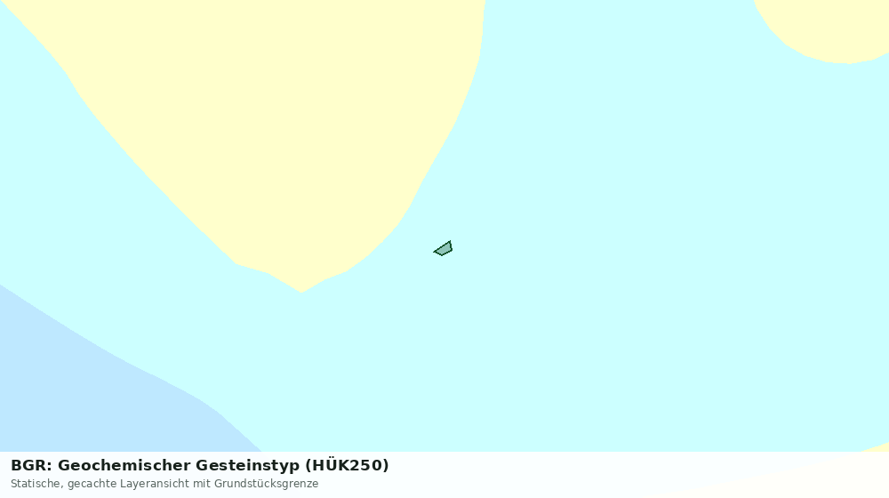 Statische Kartenansicht: BGR: Geochemischer Gesteinstyp (HÜK250)