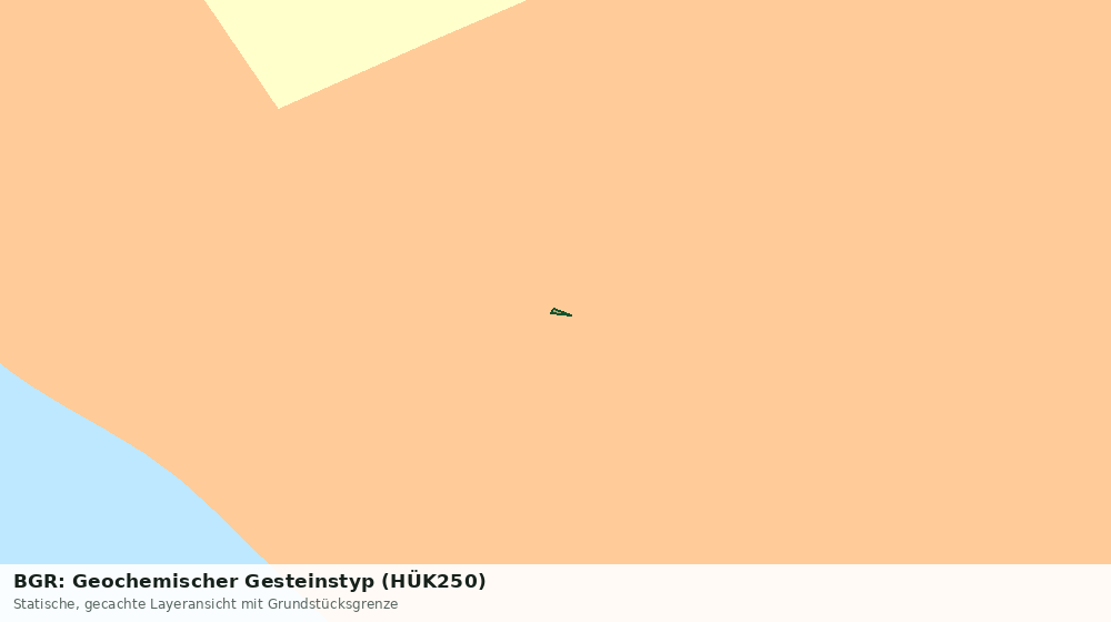 Statische Kartenansicht: BGR: Geochemischer Gesteinstyp (HÜK250)