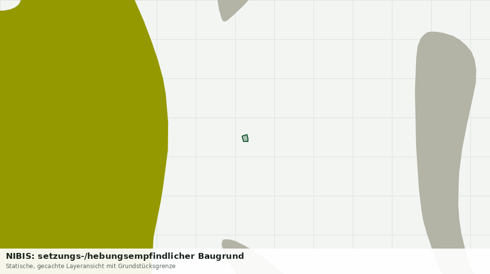 Statische Kartenansicht: NIBIS: setzungs-/hebungsempfindlicher Baugrund