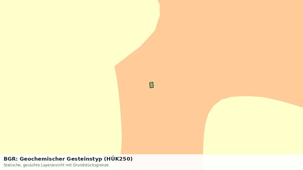 Statische Kartenansicht: BGR: Geochemischer Gesteinstyp (HÜK250)