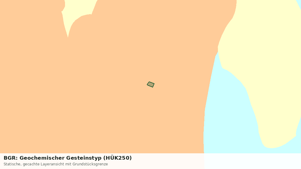 Statische Kartenansicht: BGR: Geochemischer Gesteinstyp (HÜK250)