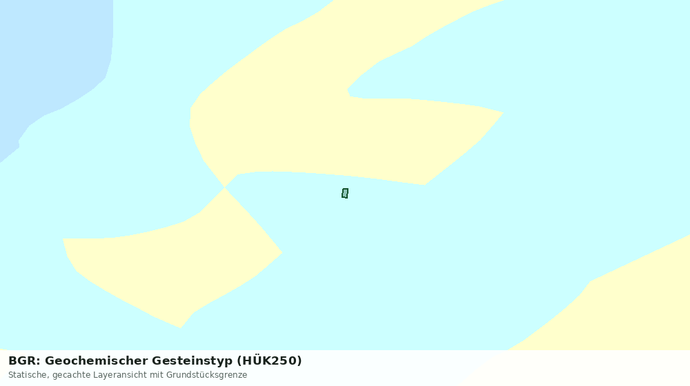 Statische Kartenansicht: BGR: Geochemischer Gesteinstyp (HÜK250)