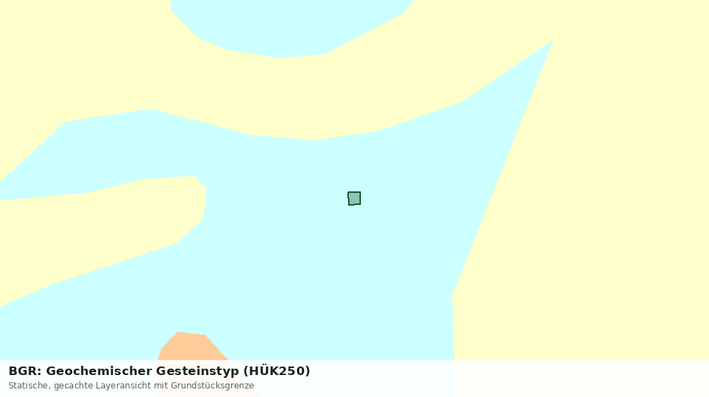 Statische Kartenansicht: BGR: Geochemischer Gesteinstyp (HÜK250)