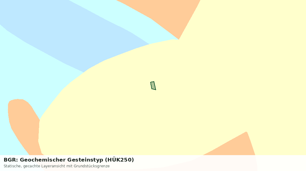 Statische Kartenansicht: BGR: Geochemischer Gesteinstyp (HÜK250)