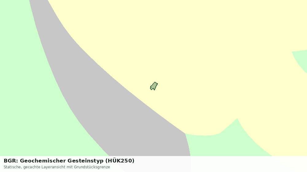 Statische Kartenansicht: BGR: Geochemischer Gesteinstyp (HÜK250)