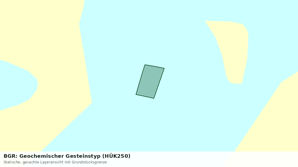 Statische Kartenansicht: BGR: Geochemischer Gesteinstyp (HÜK250)