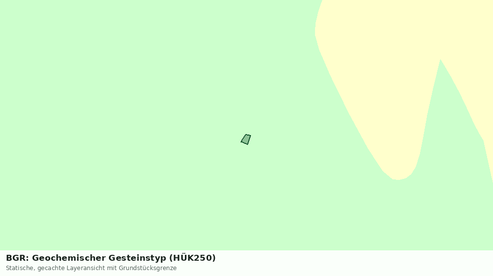 Statische Kartenansicht: BGR: Geochemischer Gesteinstyp (HÜK250)