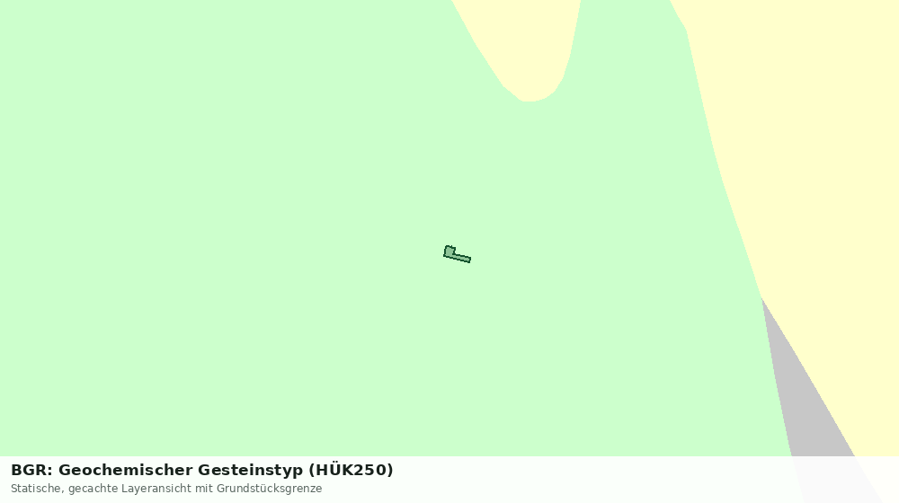 Statische Kartenansicht: BGR: Geochemischer Gesteinstyp (HÜK250)