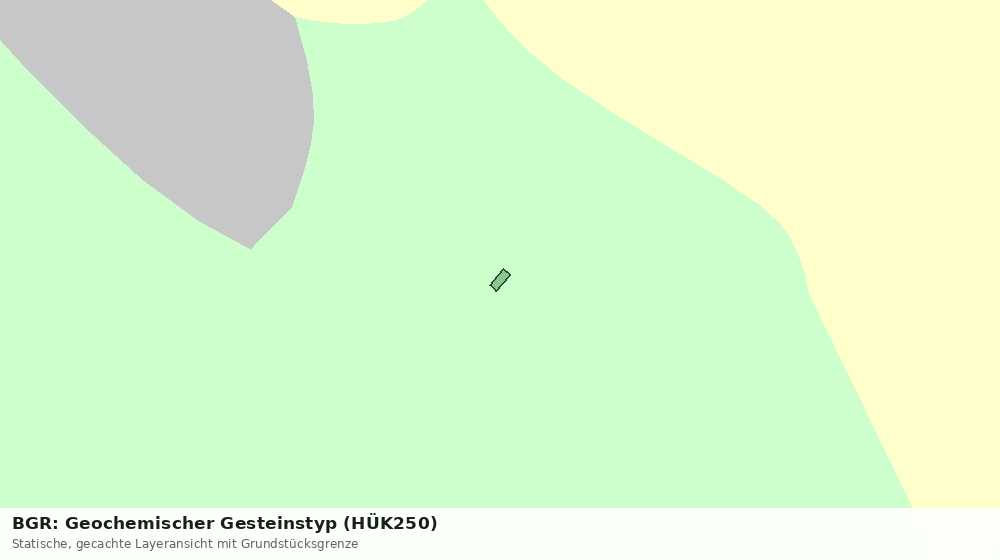 Statische Kartenansicht: BGR: Geochemischer Gesteinstyp (HÜK250)