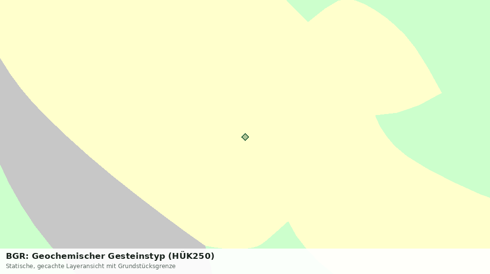 Statische Kartenansicht: BGR: Geochemischer Gesteinstyp (HÜK250)