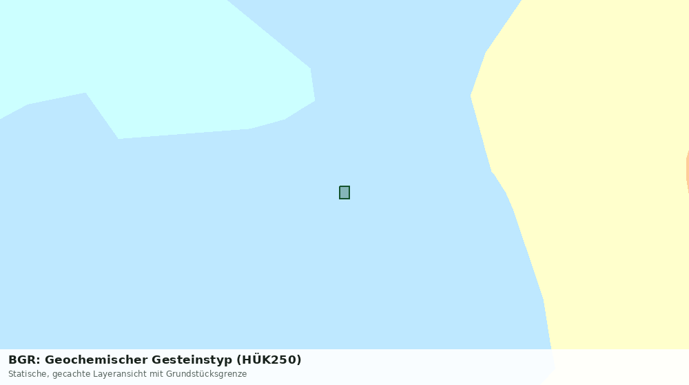 Statische Kartenansicht: BGR: Geochemischer Gesteinstyp (HÜK250)