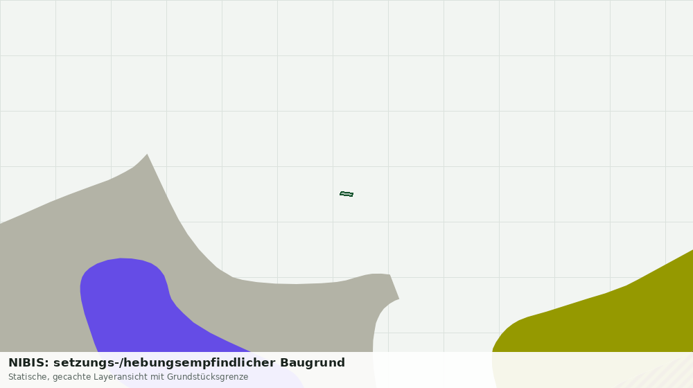 Statische Kartenansicht: NIBIS: setzungs-/hebungsempfindlicher Baugrund