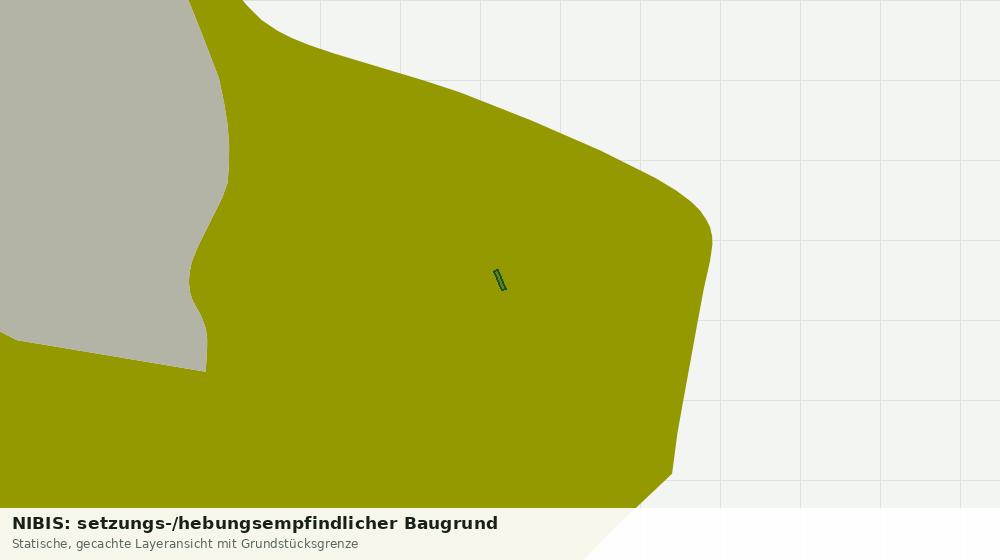 Statische Kartenansicht: NIBIS: setzungs-/hebungsempfindlicher Baugrund