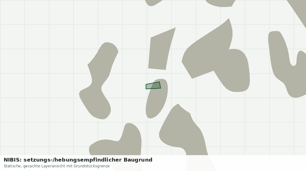 Statische Kartenansicht: NIBIS: setzungs-/hebungsempfindlicher Baugrund
