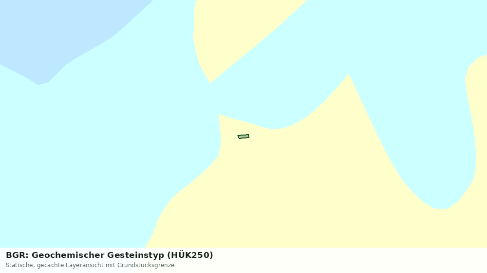Statische Kartenansicht: BGR: Geochemischer Gesteinstyp (HÜK250)