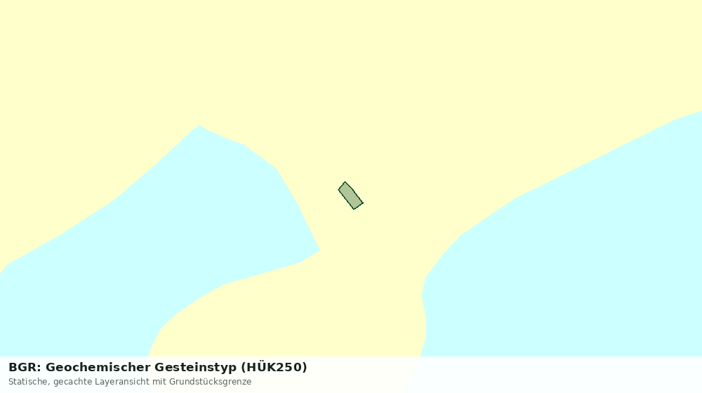 Statische Kartenansicht: BGR: Geochemischer Gesteinstyp (HÜK250)