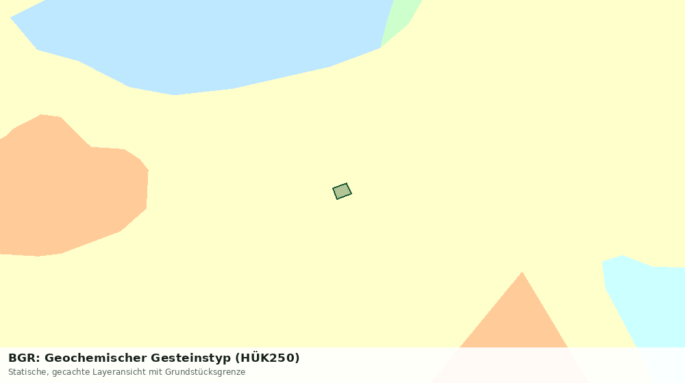 Statische Kartenansicht: BGR: Geochemischer Gesteinstyp (HÜK250)