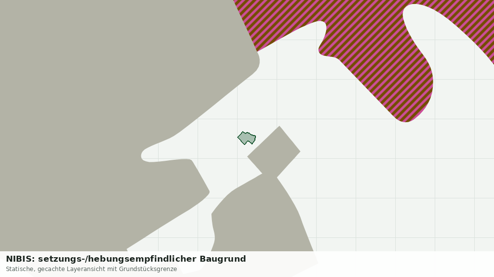 Statische Kartenansicht: NIBIS: setzungs-/hebungsempfindlicher Baugrund
