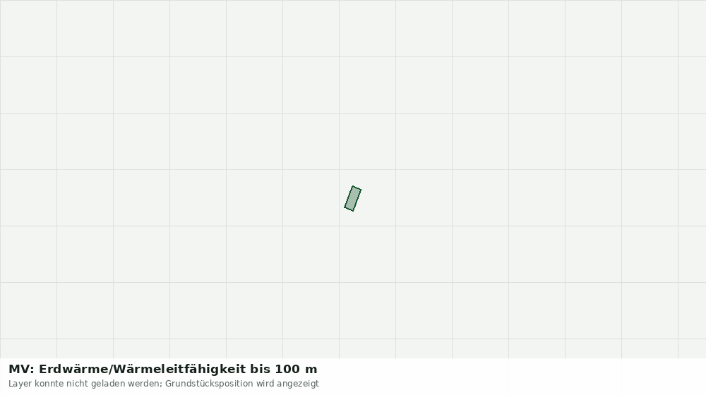 Statische Kartenansicht: MV: Erdwärme/Wärmeleitfähigkeit bis 100 m