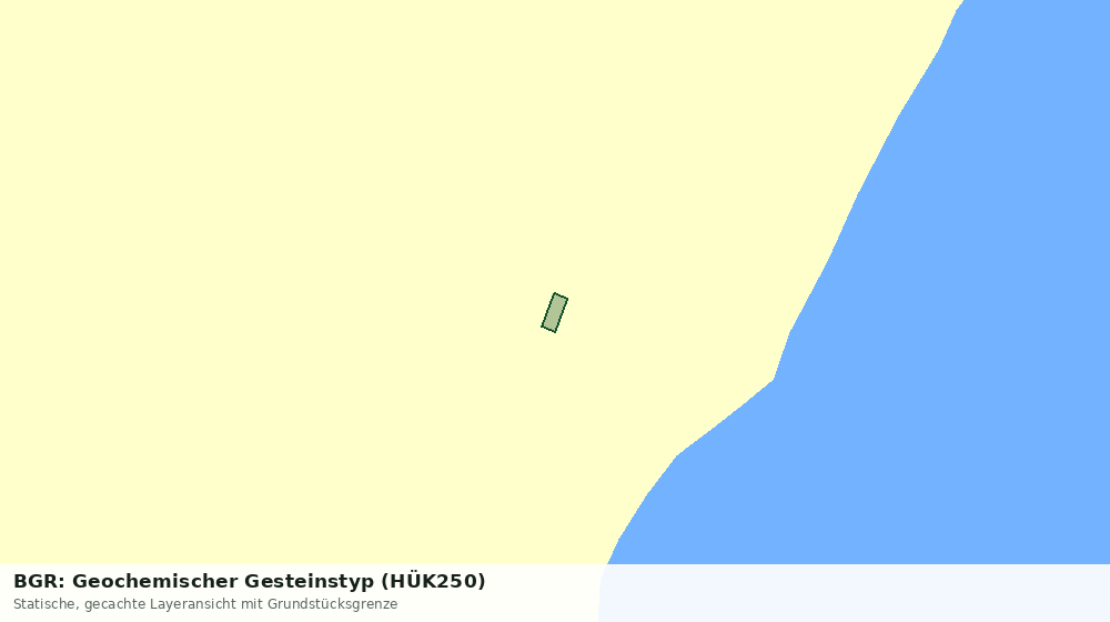Statische Kartenansicht: BGR: Geochemischer Gesteinstyp (HÜK250)