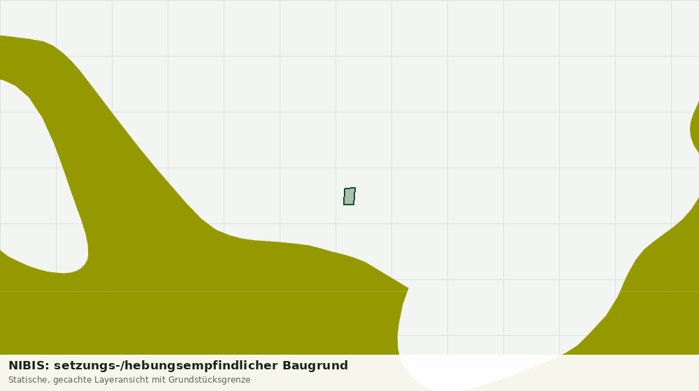 Statische Kartenansicht: NIBIS: setzungs-/hebungsempfindlicher Baugrund