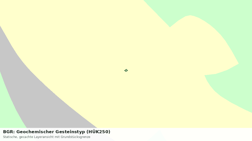 Statische Kartenansicht: BGR: Geochemischer Gesteinstyp (HÜK250)
