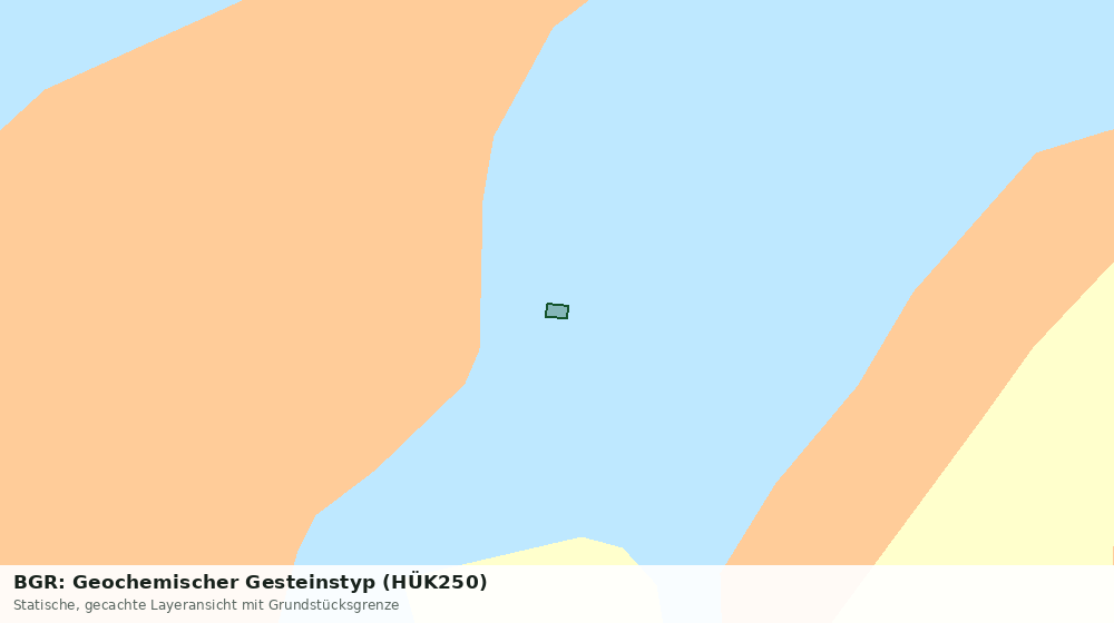 Statische Kartenansicht: BGR: Geochemischer Gesteinstyp (HÜK250)