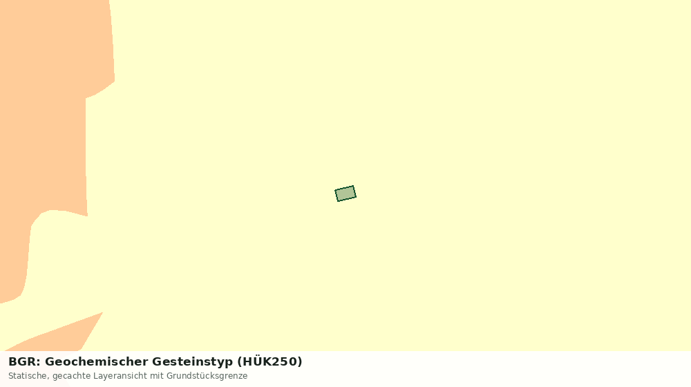 Statische Kartenansicht: BGR: Geochemischer Gesteinstyp (HÜK250)