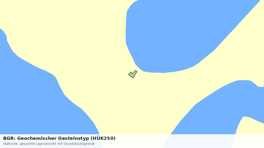 Statische Kartenansicht: BGR: Geochemischer Gesteinstyp (HÜK250)