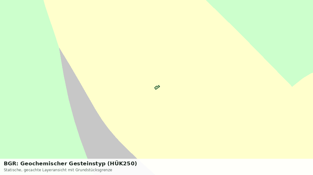 Statische Kartenansicht: BGR: Geochemischer Gesteinstyp (HÜK250)