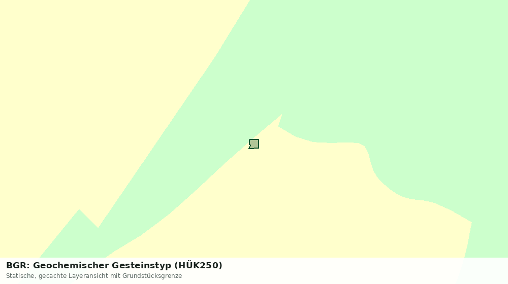 Statische Kartenansicht: BGR: Geochemischer Gesteinstyp (HÜK250)