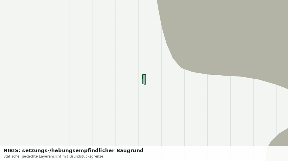 Statische Kartenansicht: NIBIS: setzungs-/hebungsempfindlicher Baugrund