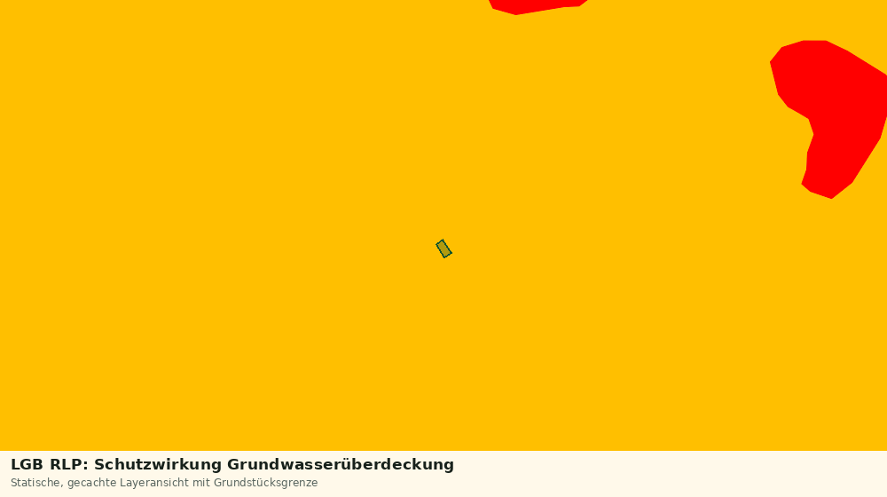 Statische Kartenansicht: LGB RLP: Schutzwirkung Grundwasserüberdeckung